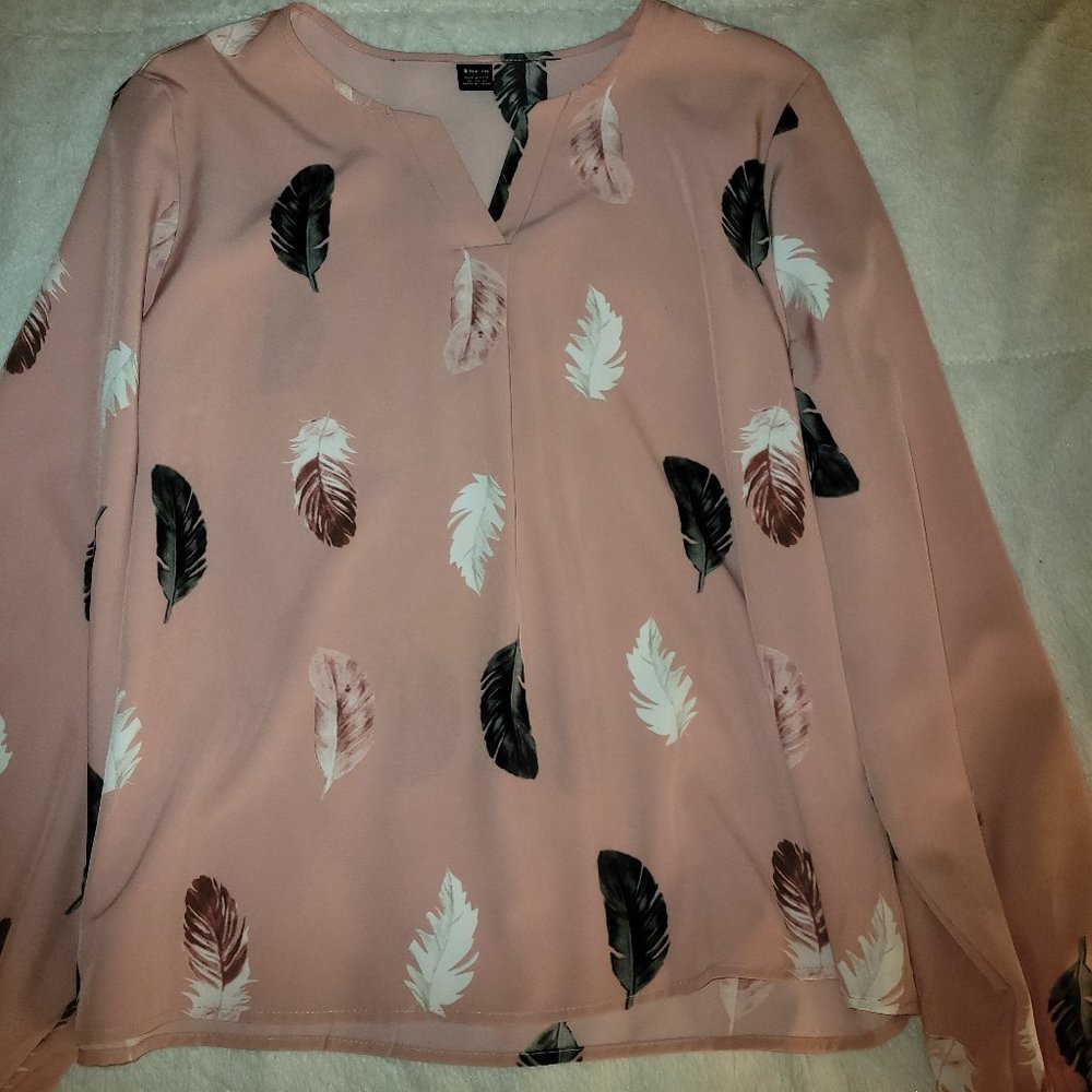 XL SHEIN LONG SLEEVED BLOUSE